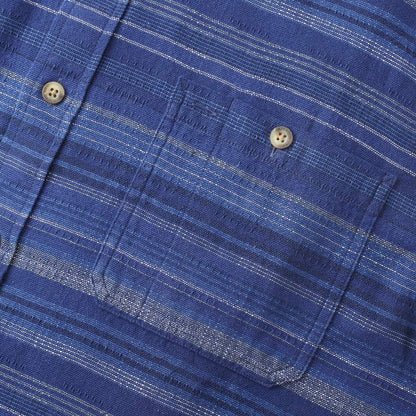 Stripe Kay Street Short Sleeve Shirt - Blue Stripe