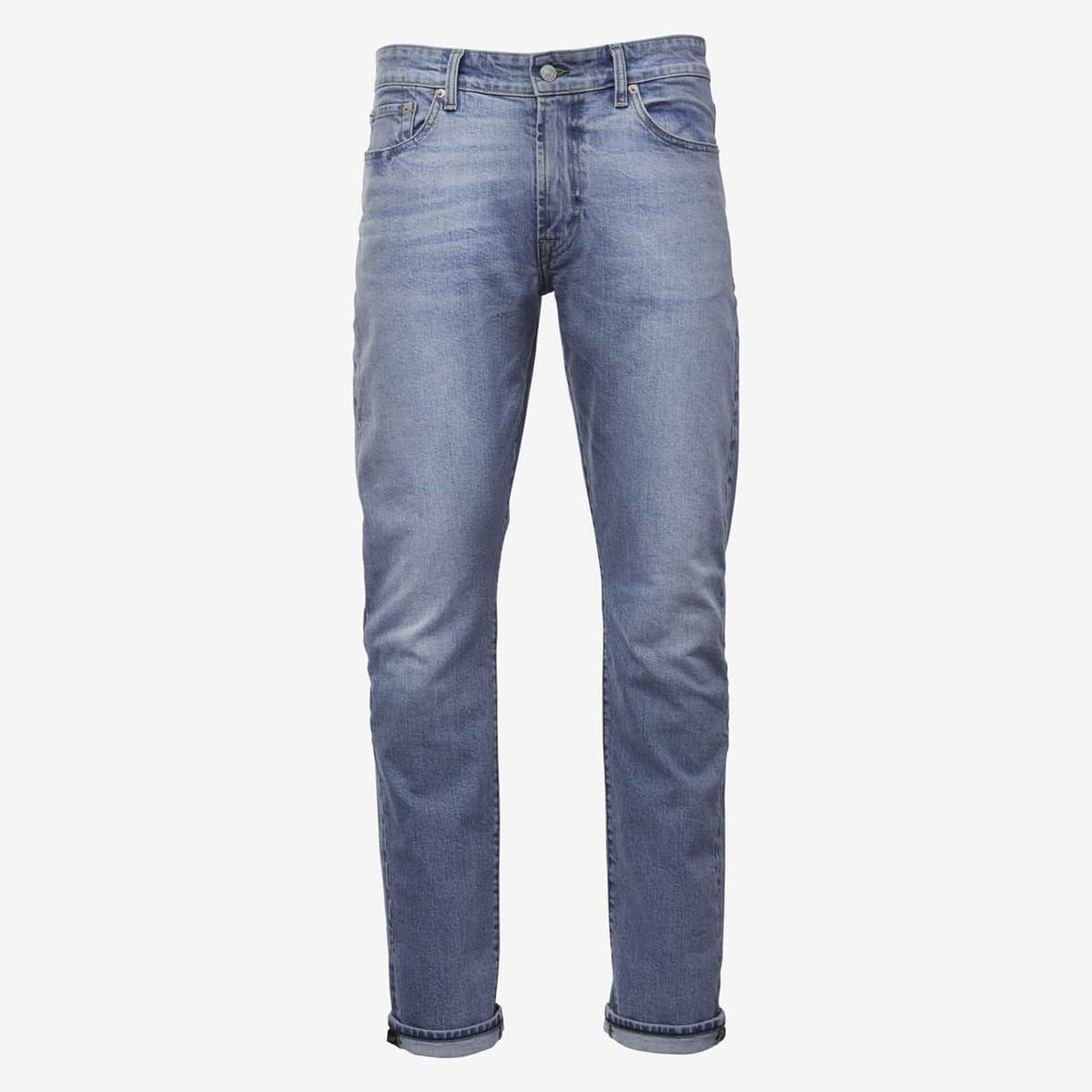 Walker Slim Straight Leg Jean in Medium Distressed by Civilianaire - Medium Distressed Blue