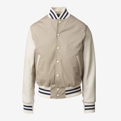 Dean Varsity Jacket by Golden Bear - Khaki