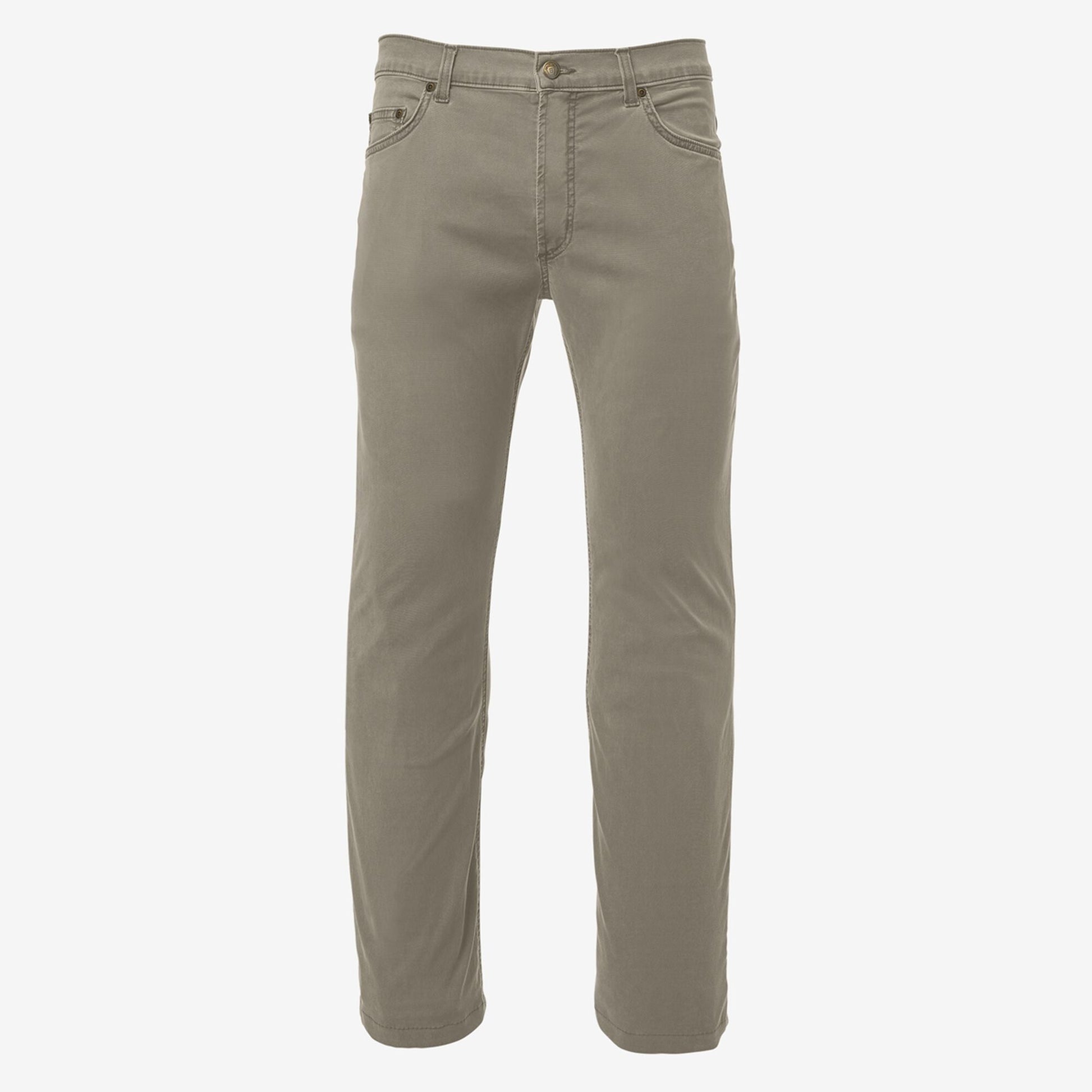 5 Pocket Straight Fit Pants - Khaki