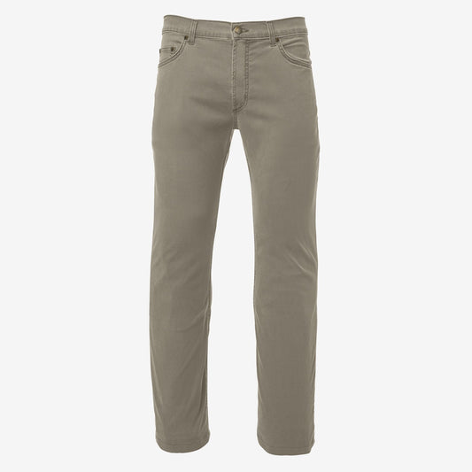 5 Pocket Straight Fit Pants - Khaki