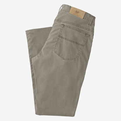 5 Pocket Straight Fit Pants - Khaki
