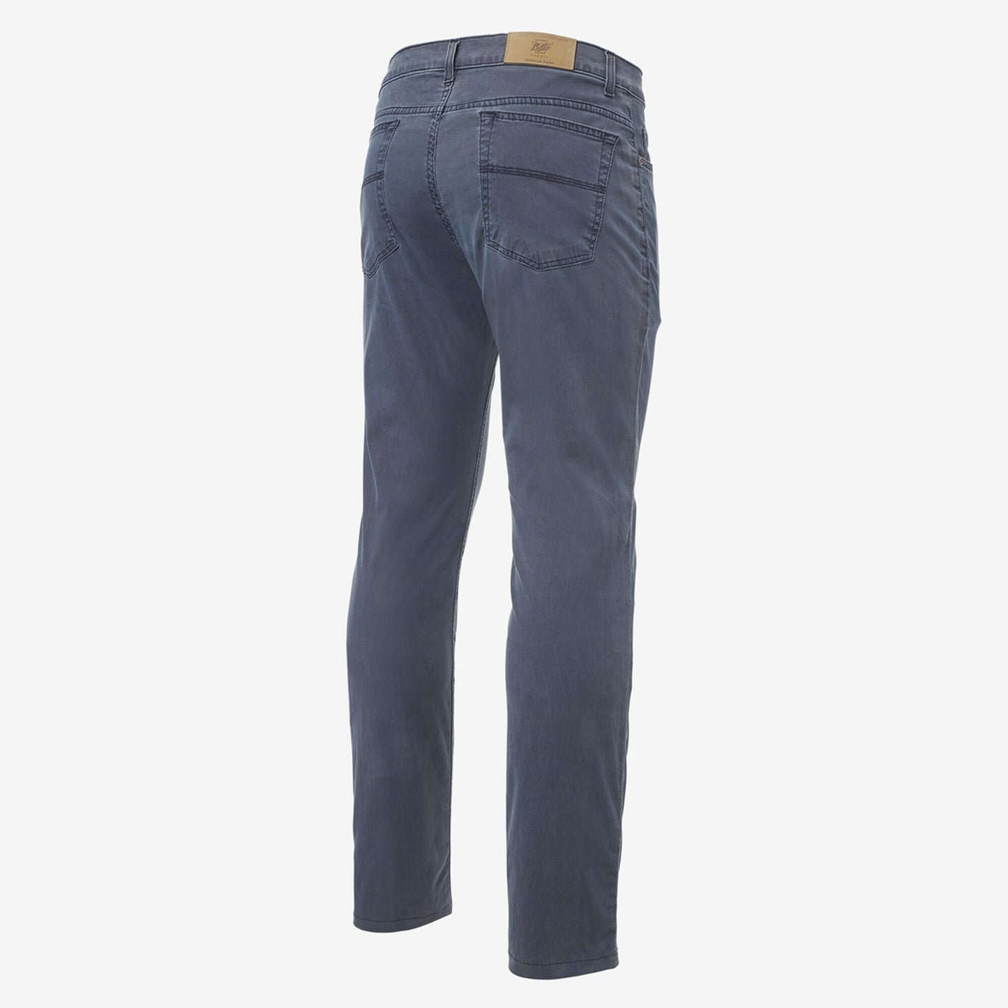 5 Pocket Straight Fit Pants - Navy