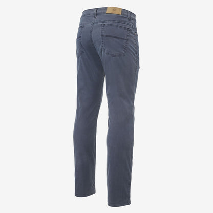 5 Pocket Straight Fit Pants - Navy