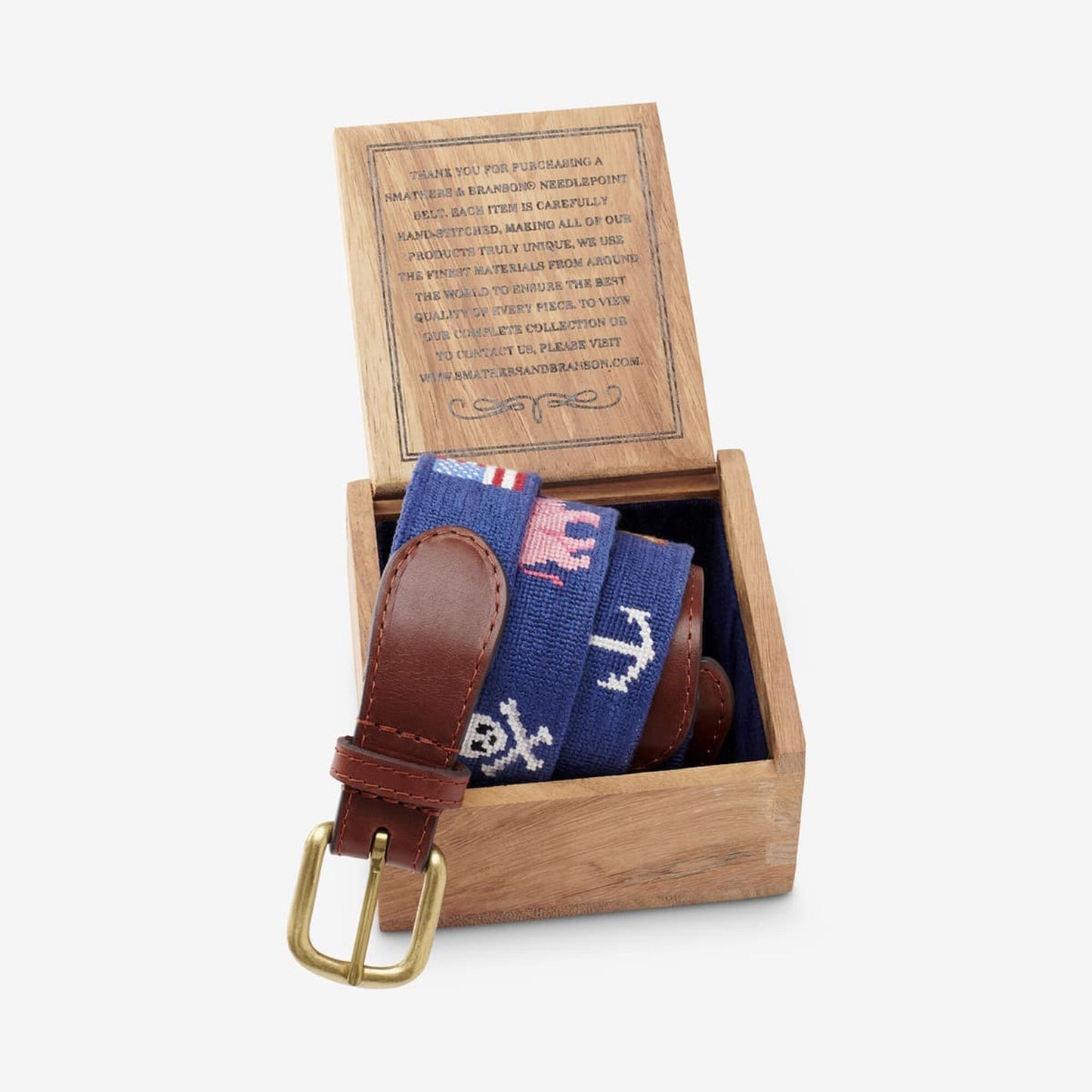 NFL Needlepoint Belt by Smathers & Branson - Philadelphia Eagles