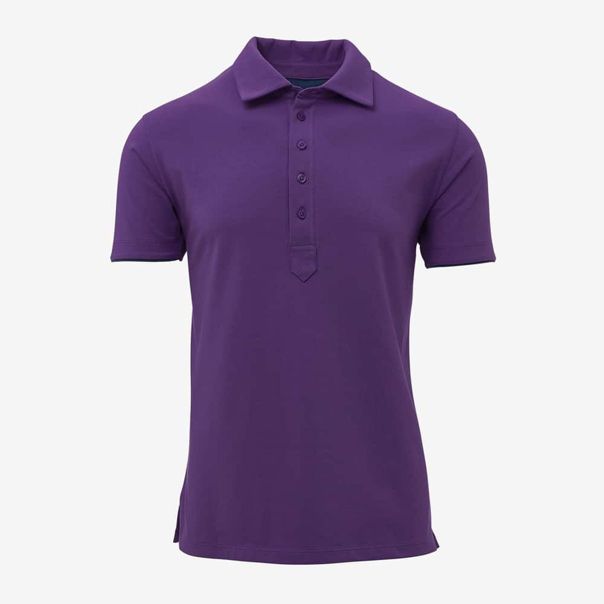 Cool Touch Pima Cotton Polo - Blackberry