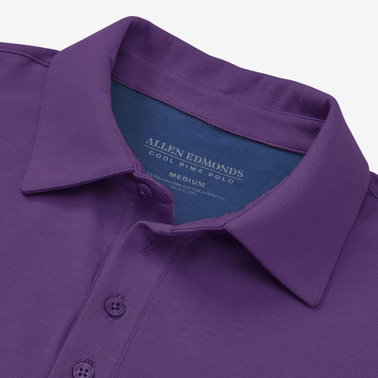 Cool Touch Pima Cotton Polo - Blackberry