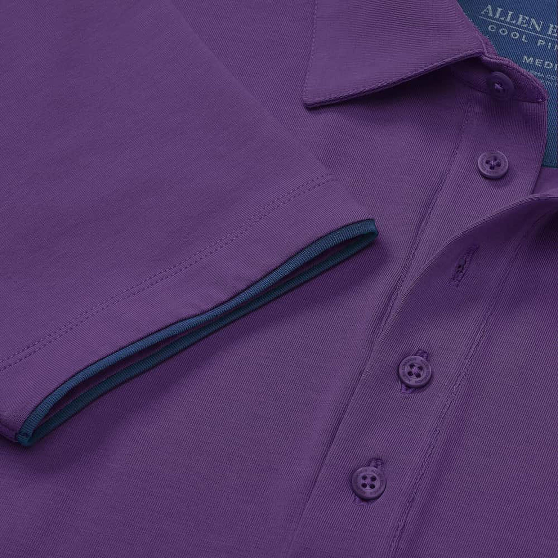 Cool Touch Pima Cotton Polo - Blackberry
