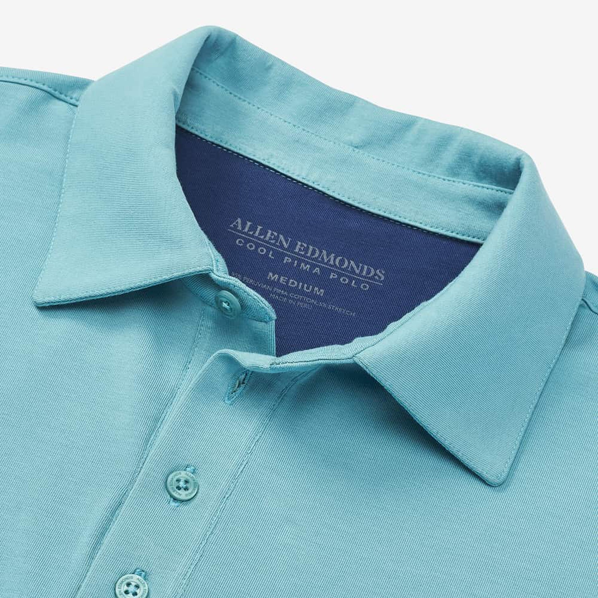 Cool Touch Pima Cotton Polo - Teal