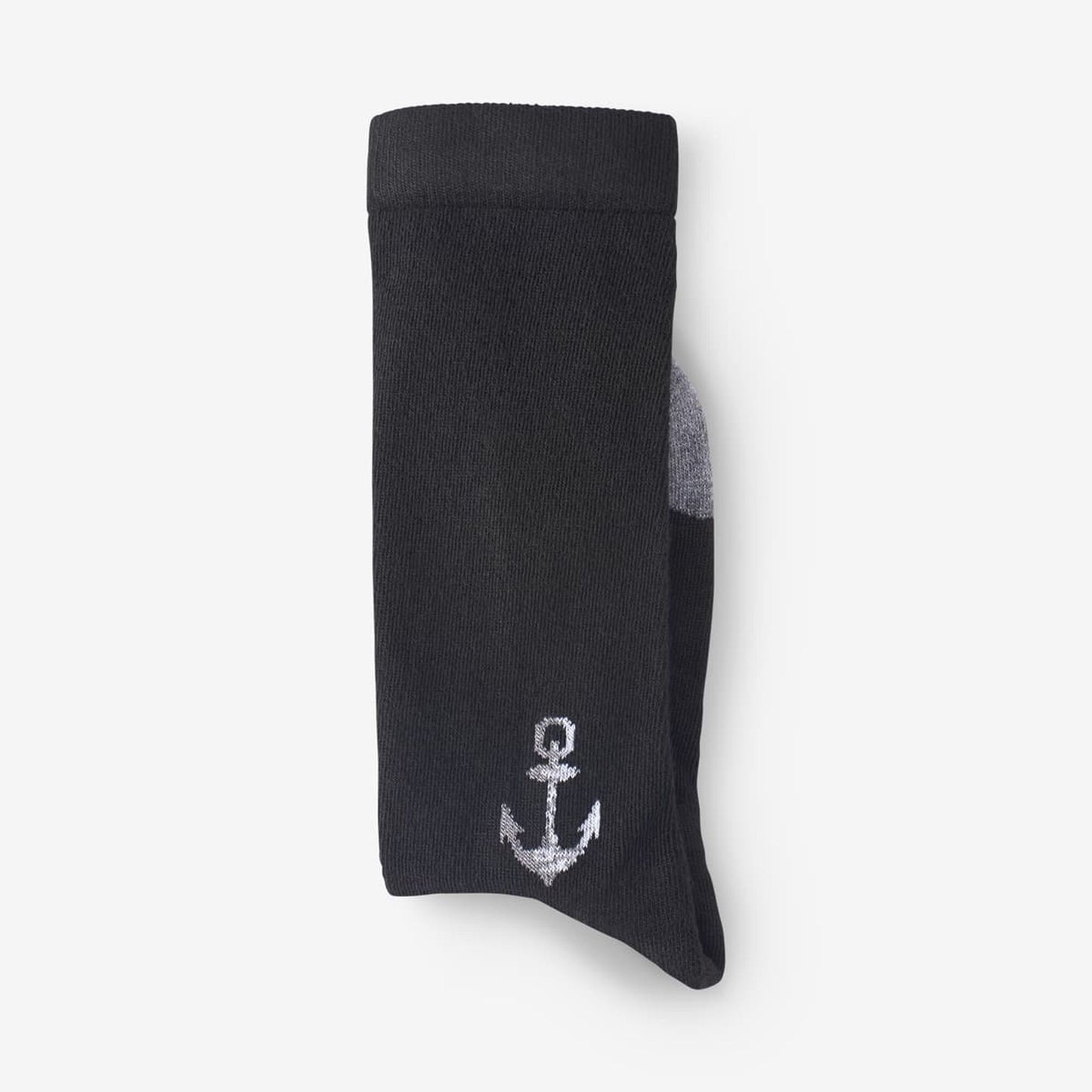 Anchor Soft Touch Poly-Tencel Dress Socks - Black