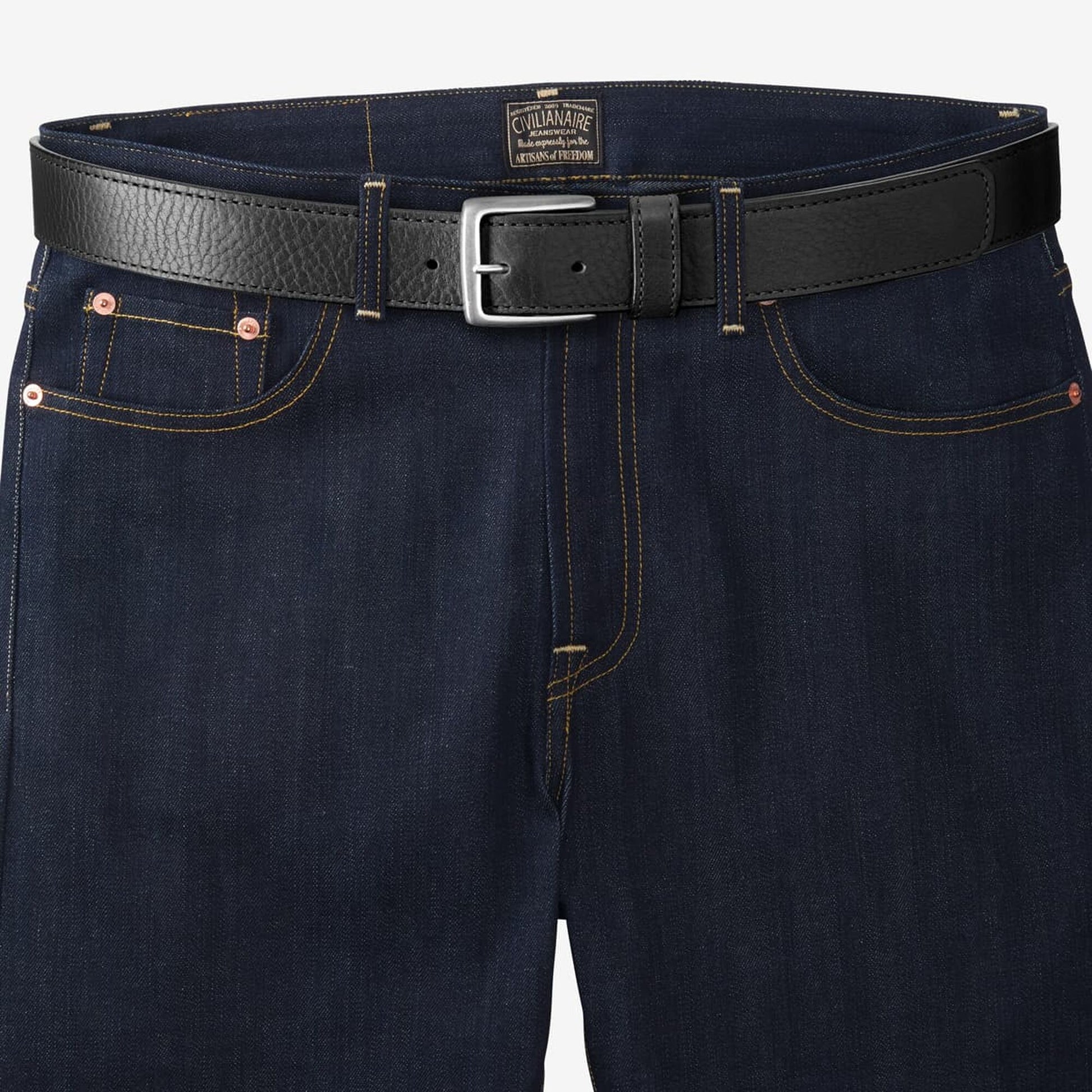 Commander Street Casual Belt - Black