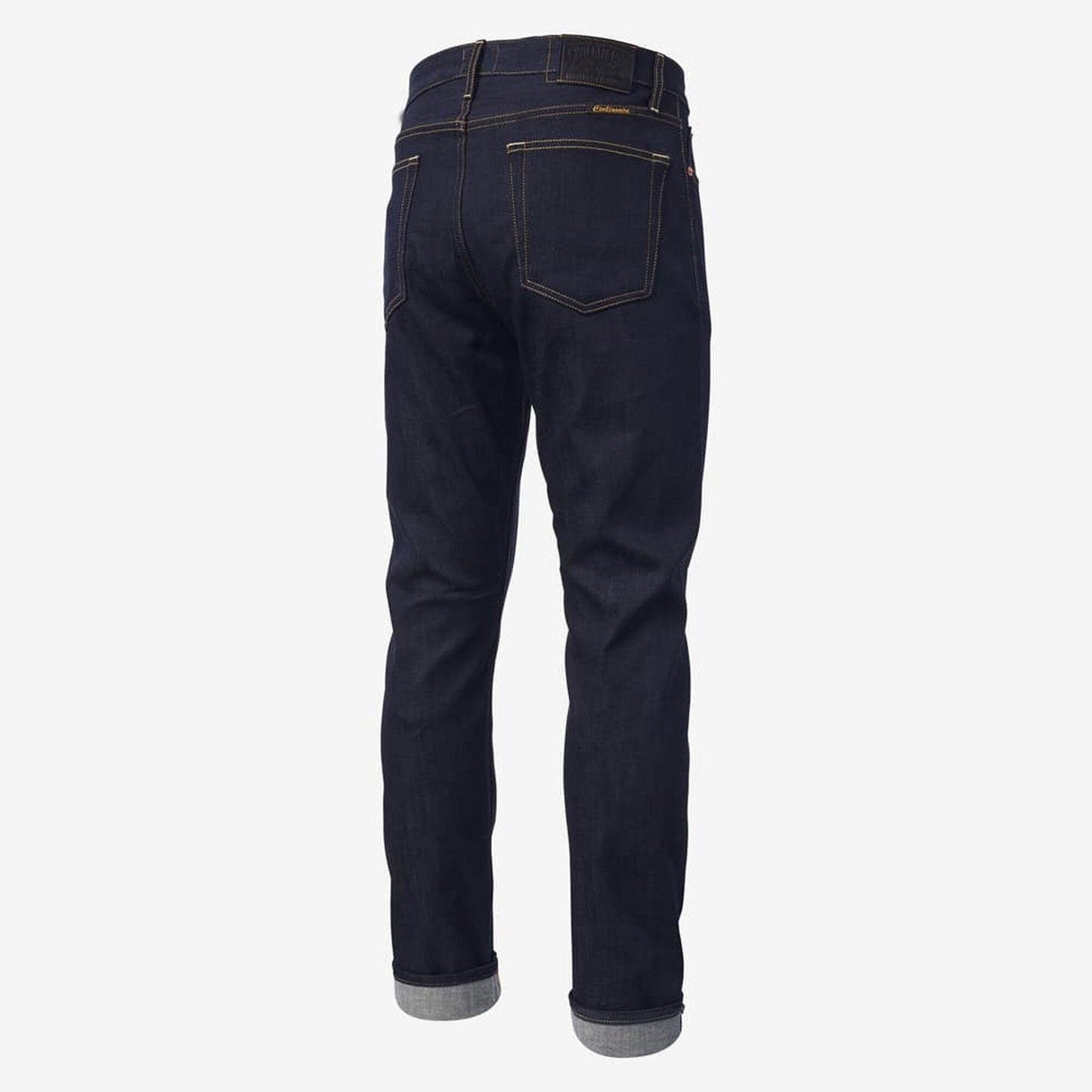 Walker Slim Straight Leg Jean in Overdye Raw by Civilianaire - Overdye Raw Blue