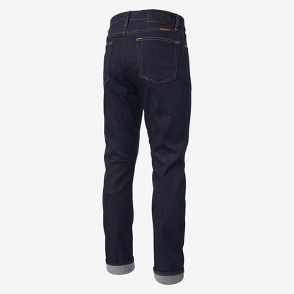 Walker Slim Straight Leg Jean in Overdye Raw by Civilianaire - Overdye Raw Blue