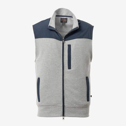 James Zip Front Vest - Charcoal