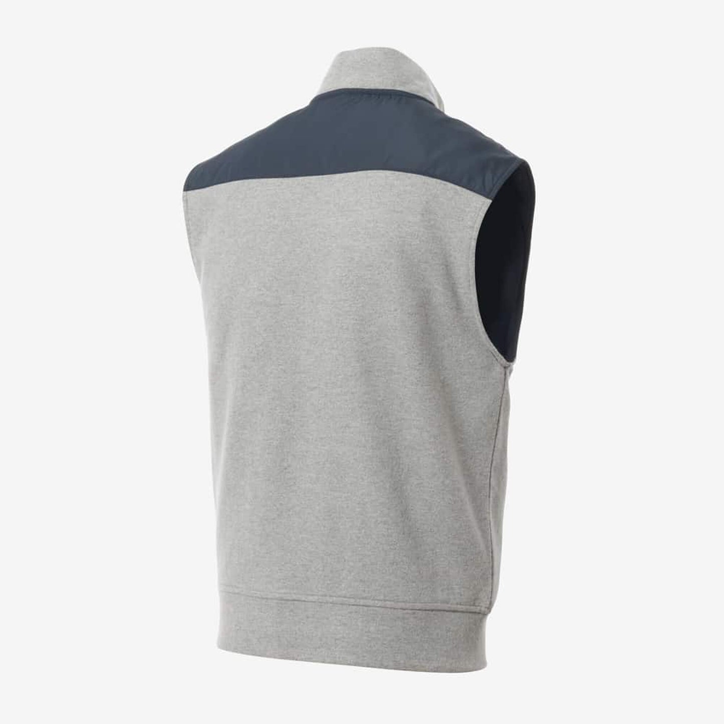 James Zip Front Vest - Charcoal