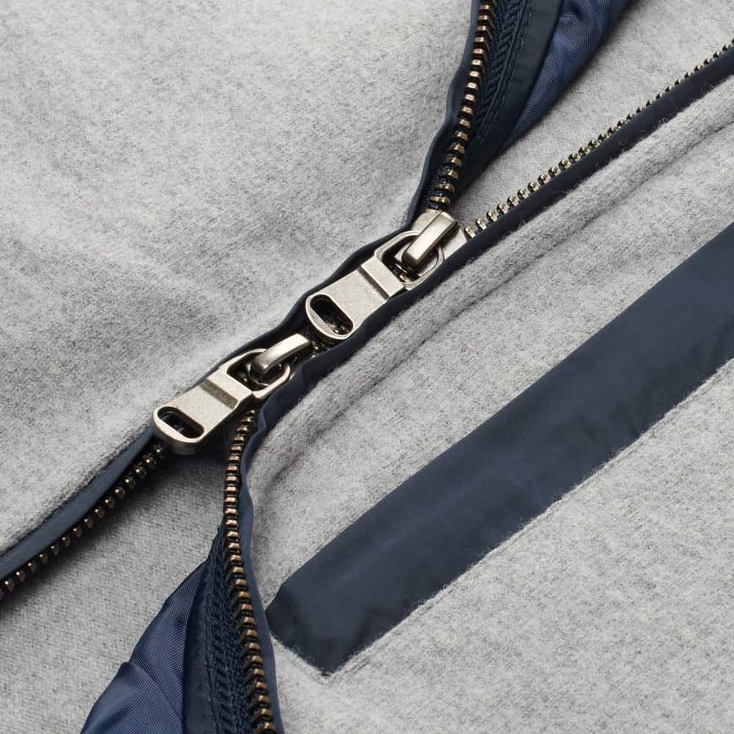 James Zip Front Vest - Charcoal