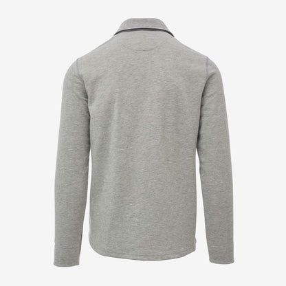 Terry Zip Front Workshirt - Grey