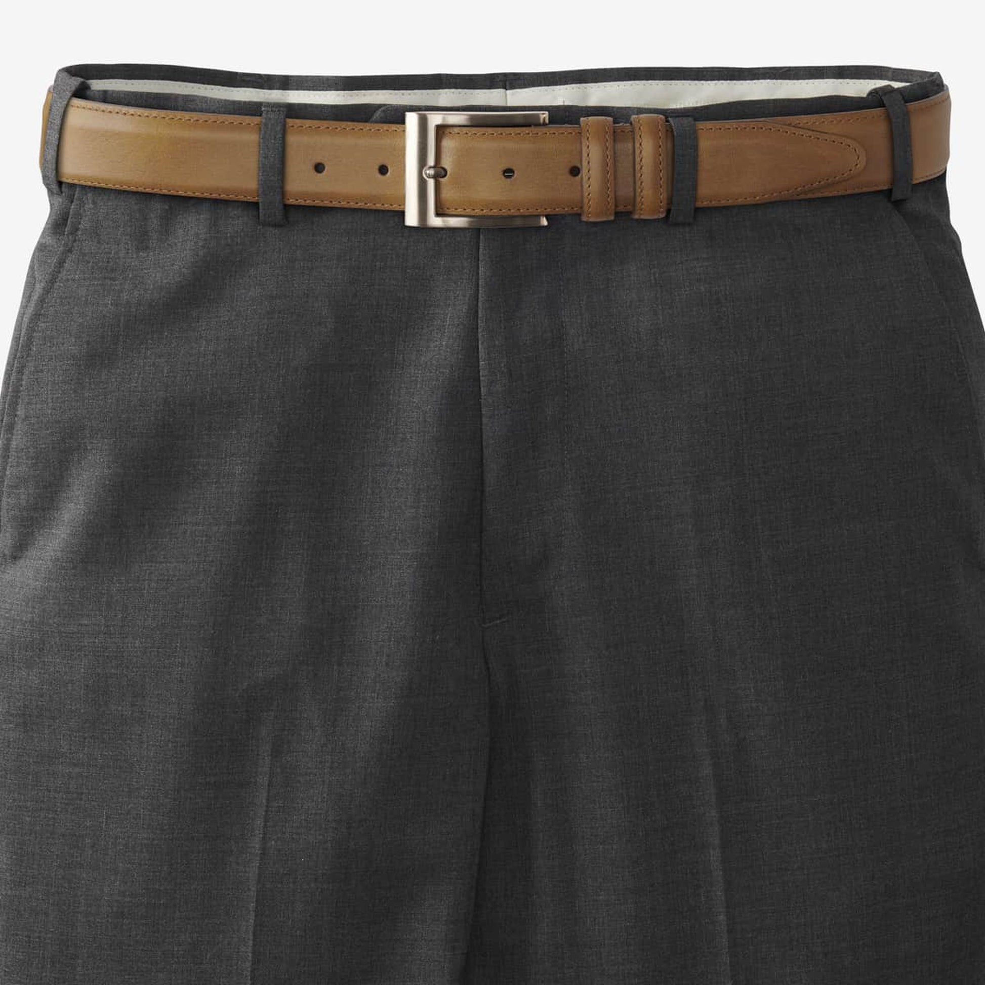 Wide Basic Dress Belt - Burnished Copper