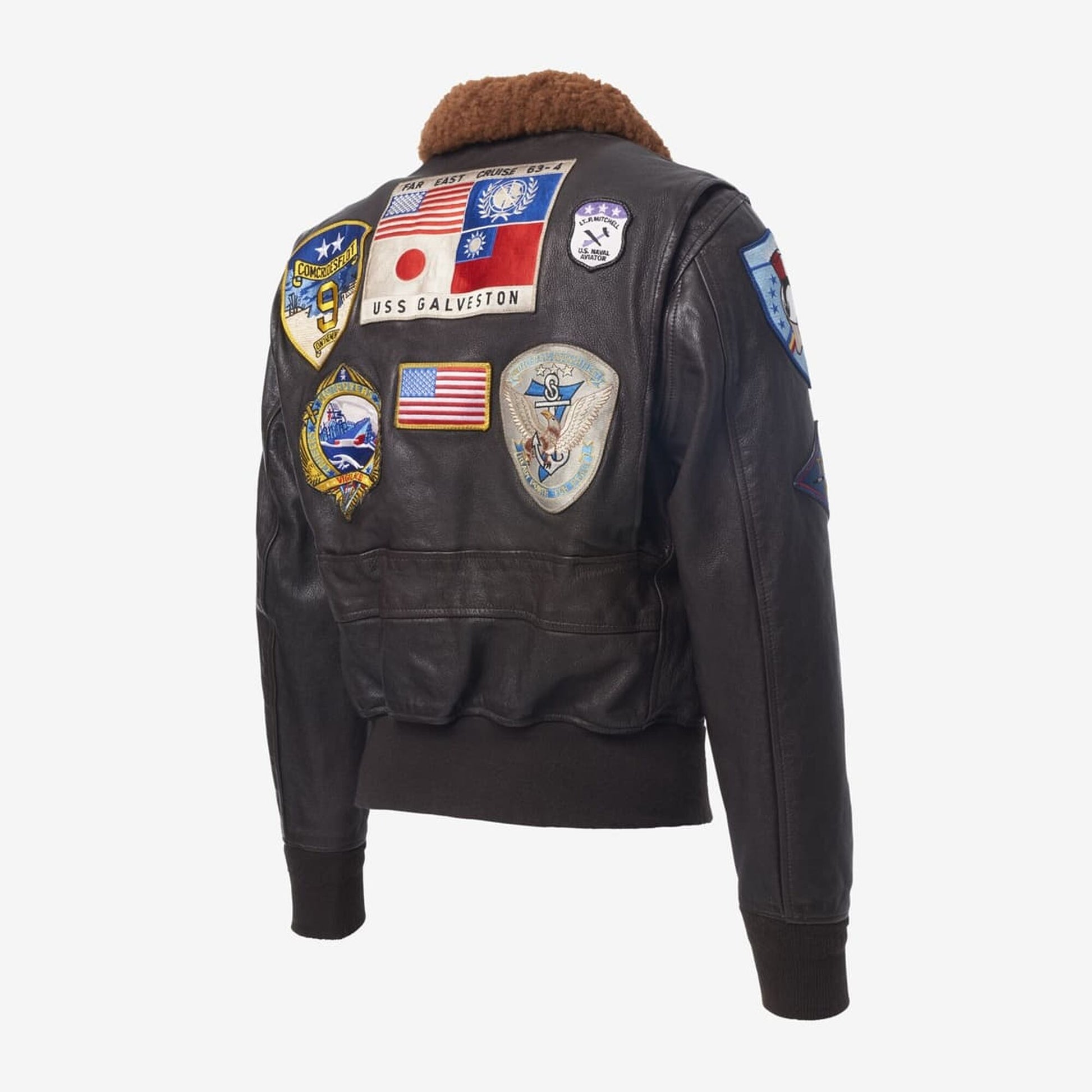 Movie Heroes Top Gun Navy G-1 Jacket by Cockpit USA - Brown