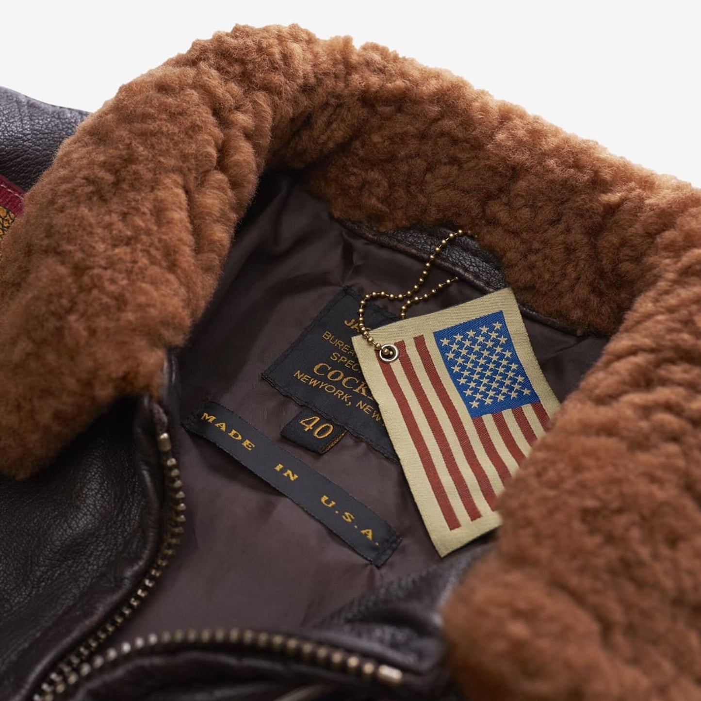 Movie Heroes Top Gun Navy G-1 Jacket by Cockpit USA - Brown