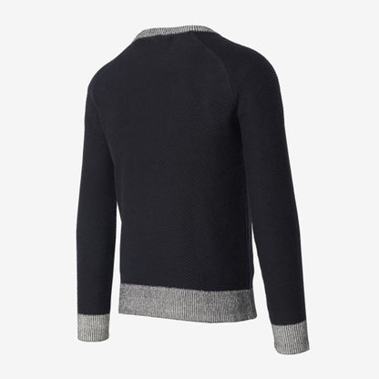 Crew Neck Sweater - Navy