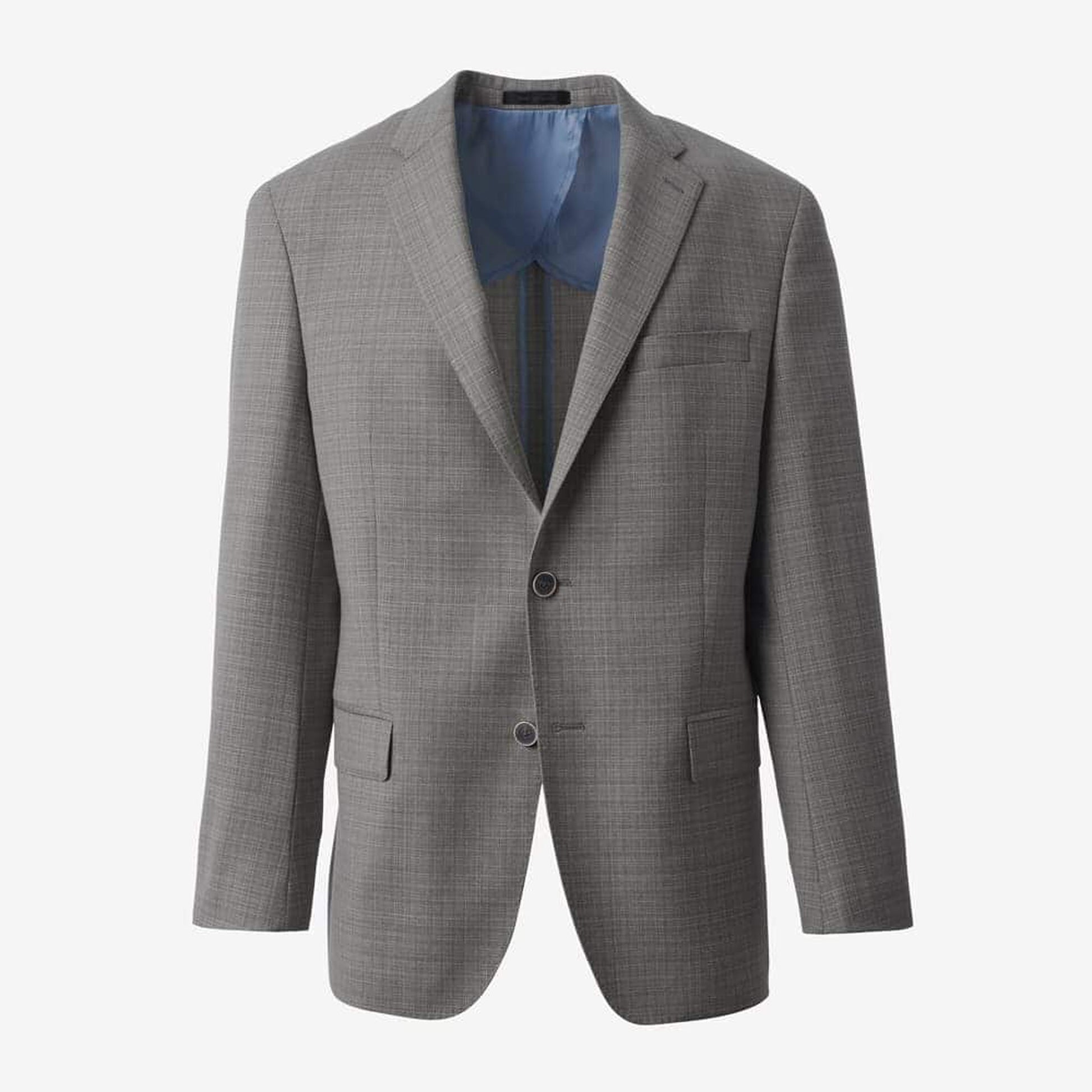 Textured Blazer - Grey