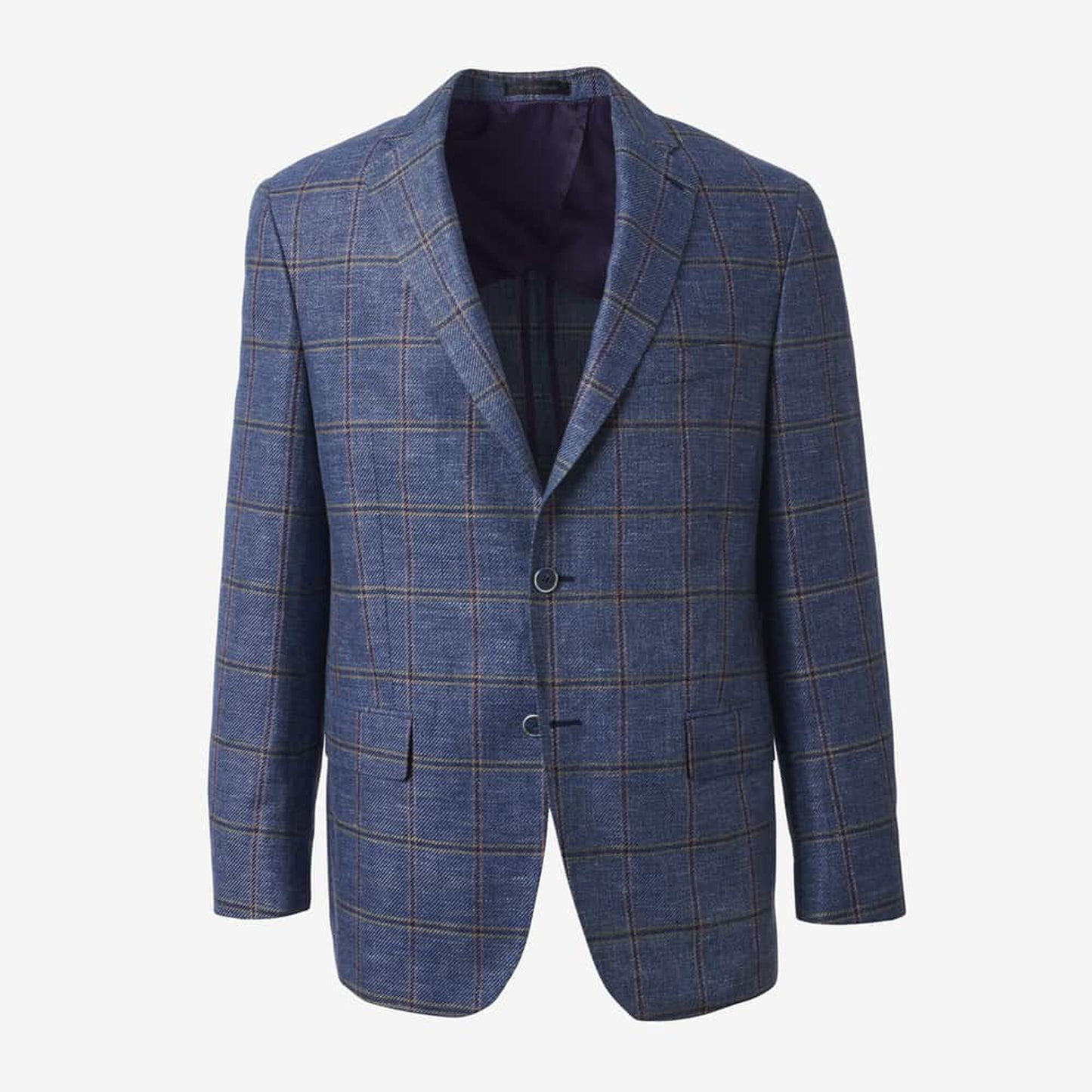 Windowpane Blazer - Light Blue