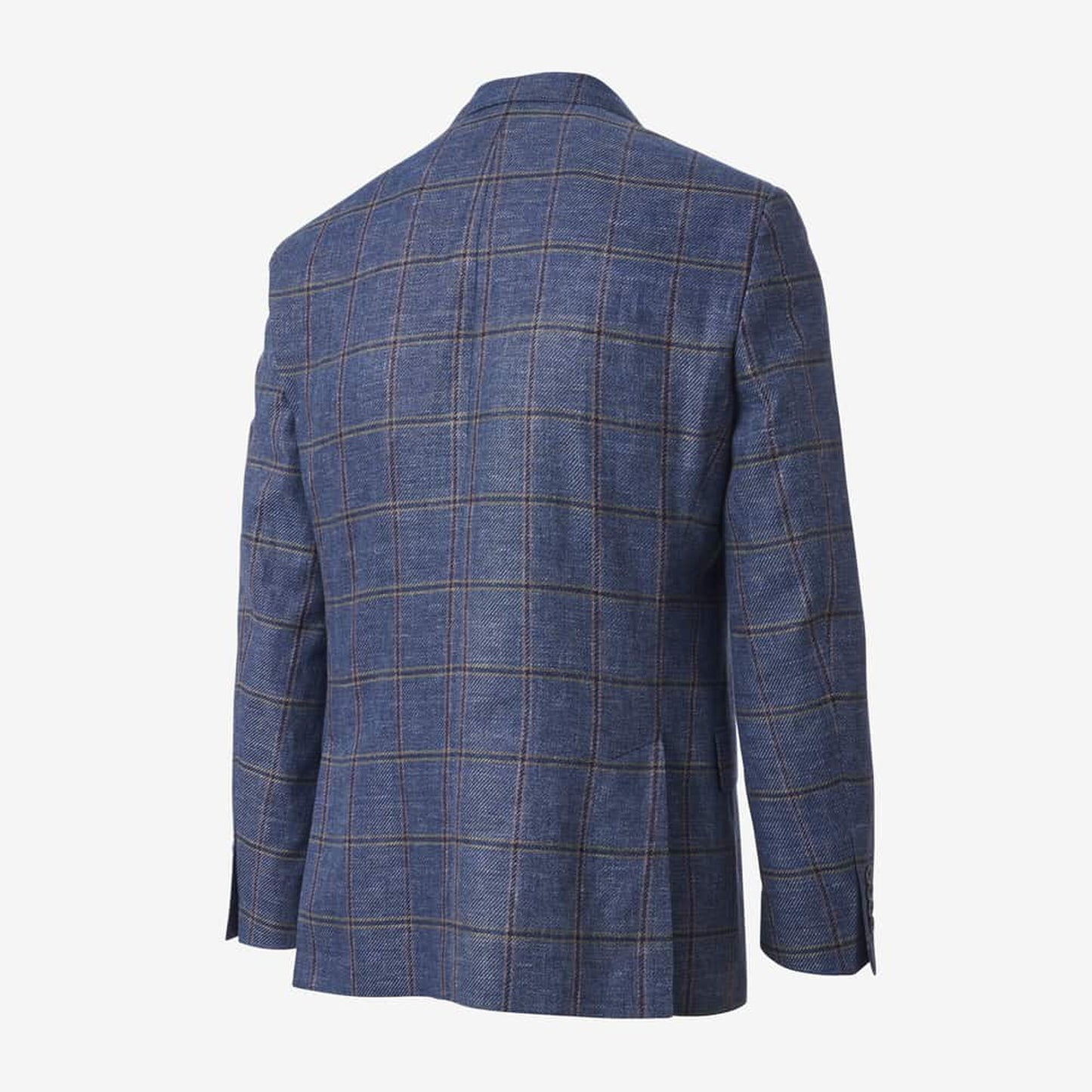 Windowpane Blazer - Light Blue