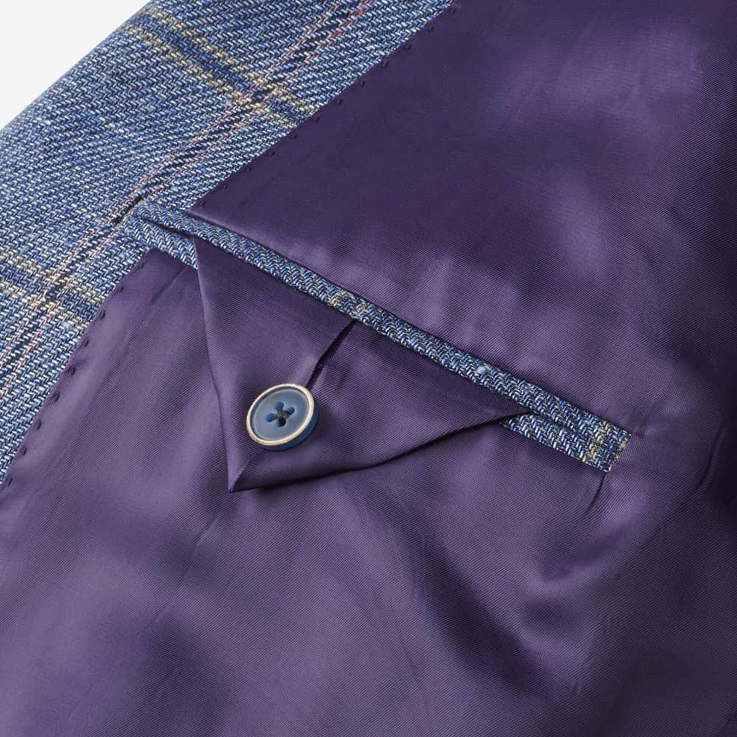 Windowpane Blazer - Light Blue