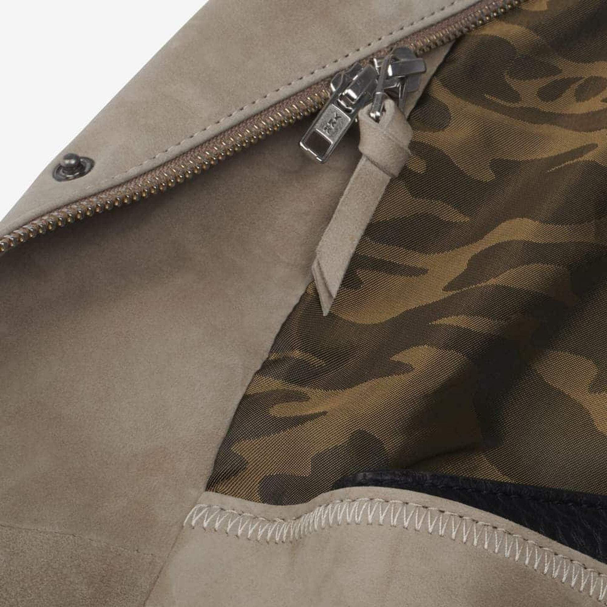 Storm Flap Metis Goat Suede Vest - Beige