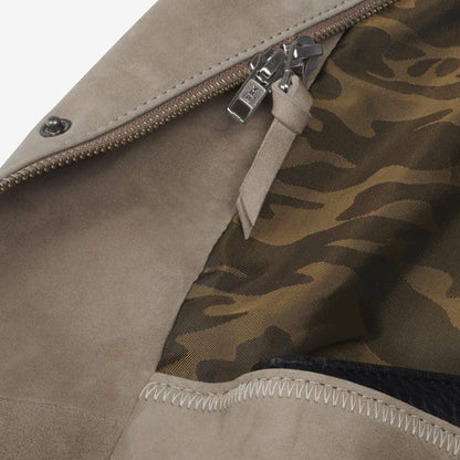 Storm Flap Metis Goat Suede Vest - Beige