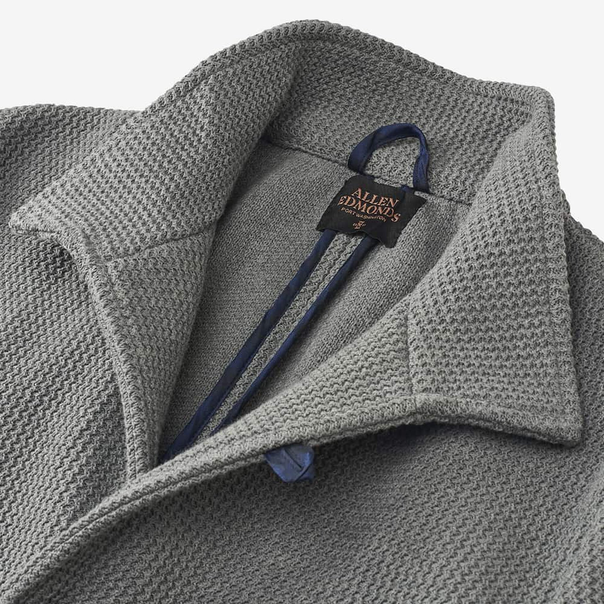 Knit Blazer - Grey