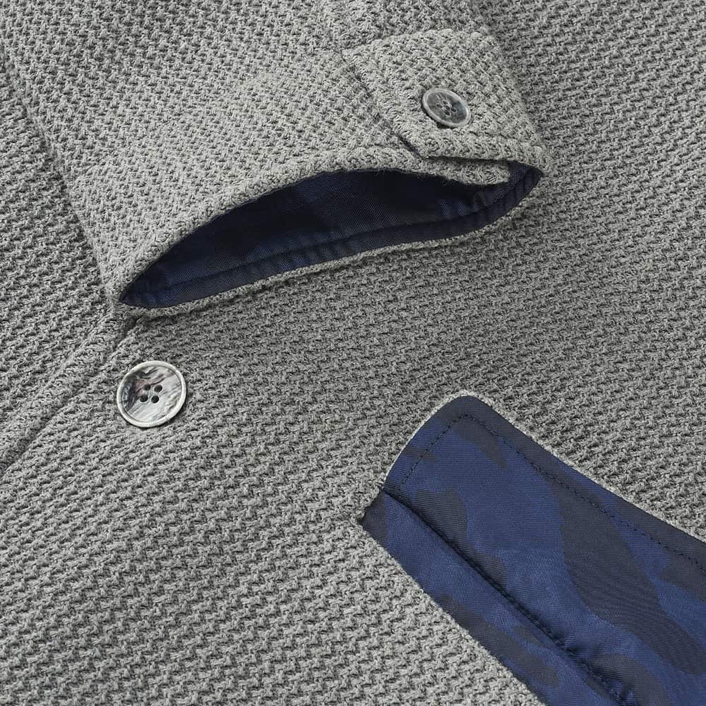Knit Blazer - Grey