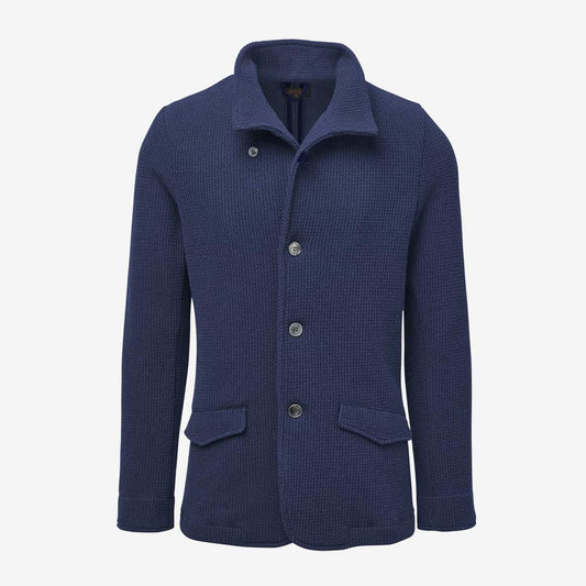 Knit Blazer - Denim