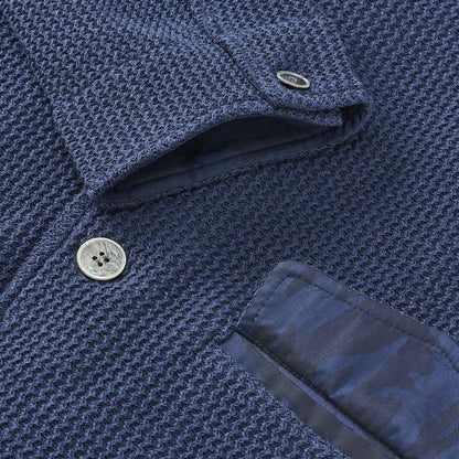 Knit Blazer - Denim