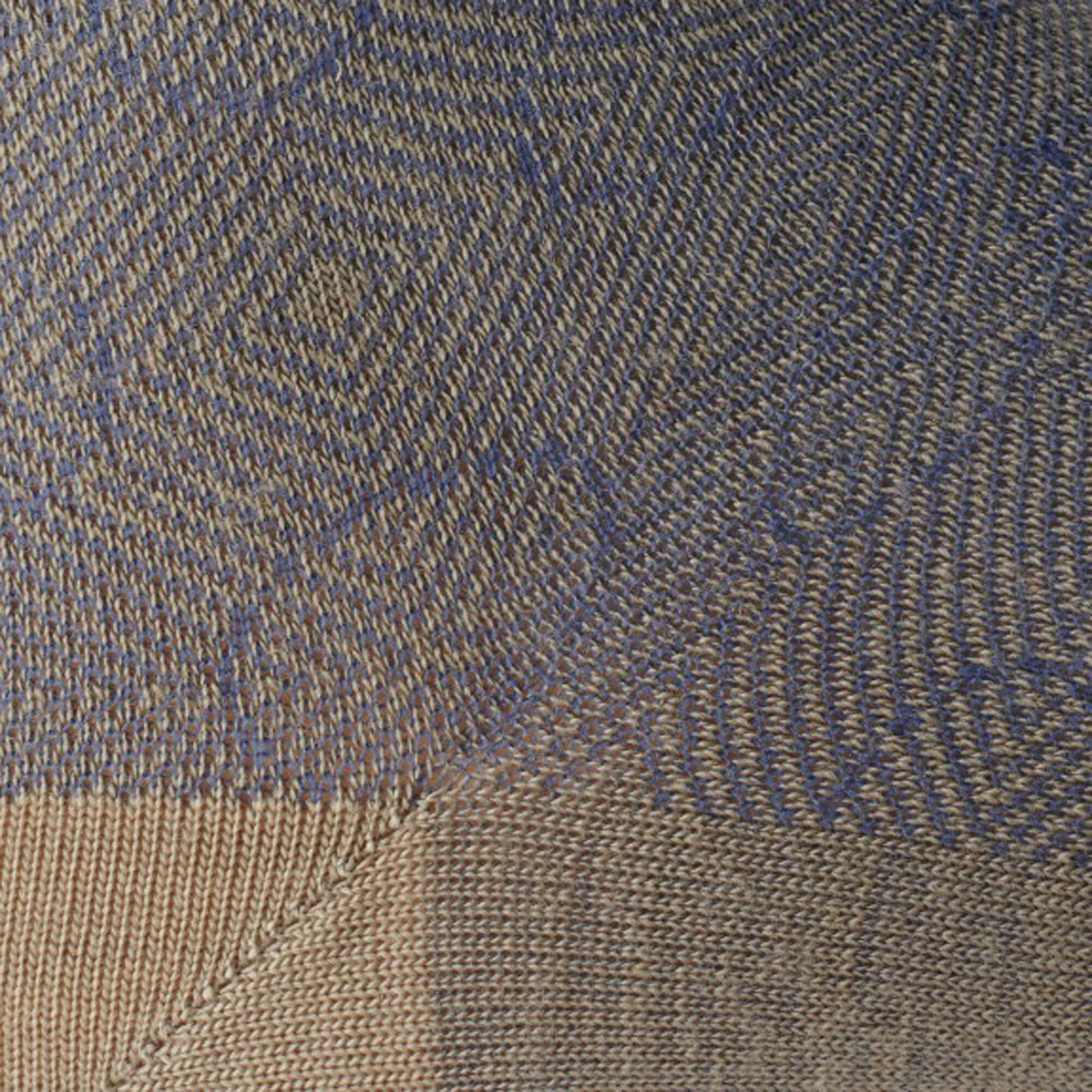 Optic Circle Dress Socks - Khaki