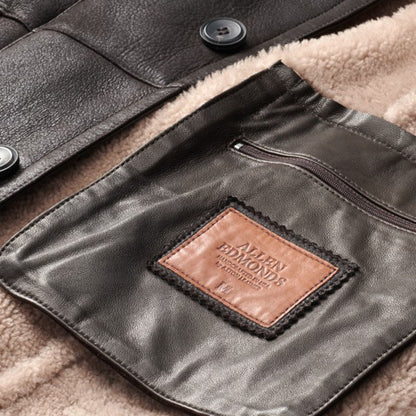Silky Shearling Jacket - Chestnut