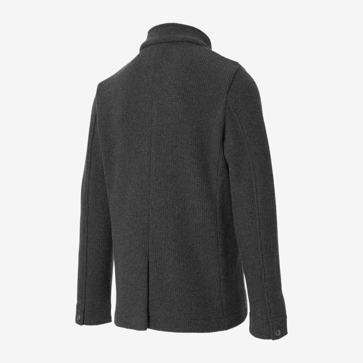 Wool Knit Blazer - Charcoal