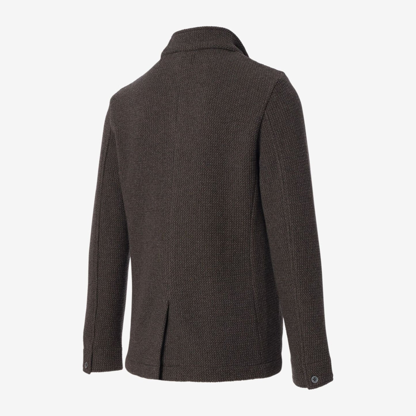 Wool Knit Blazer - Light Brown