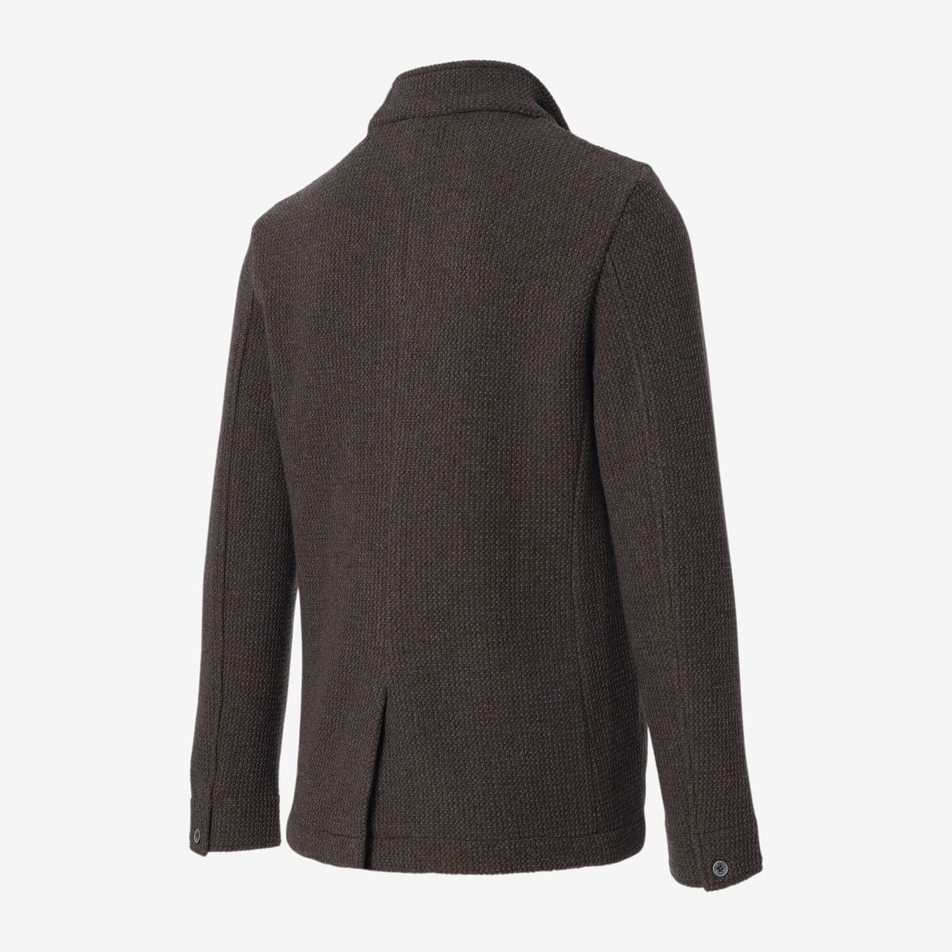 Wool Knit Blazer - Light Brown