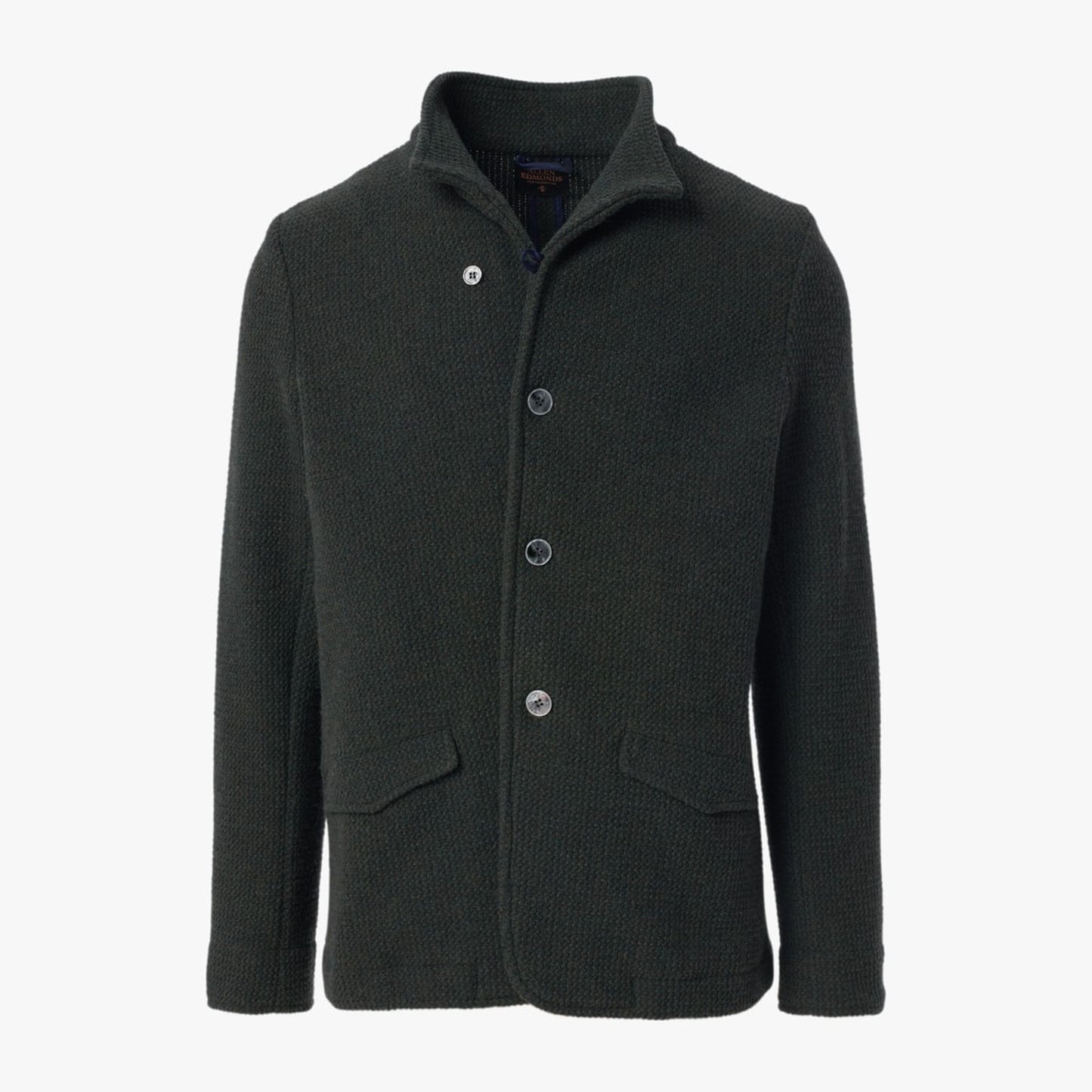 Wool Knit Blazer - Olive