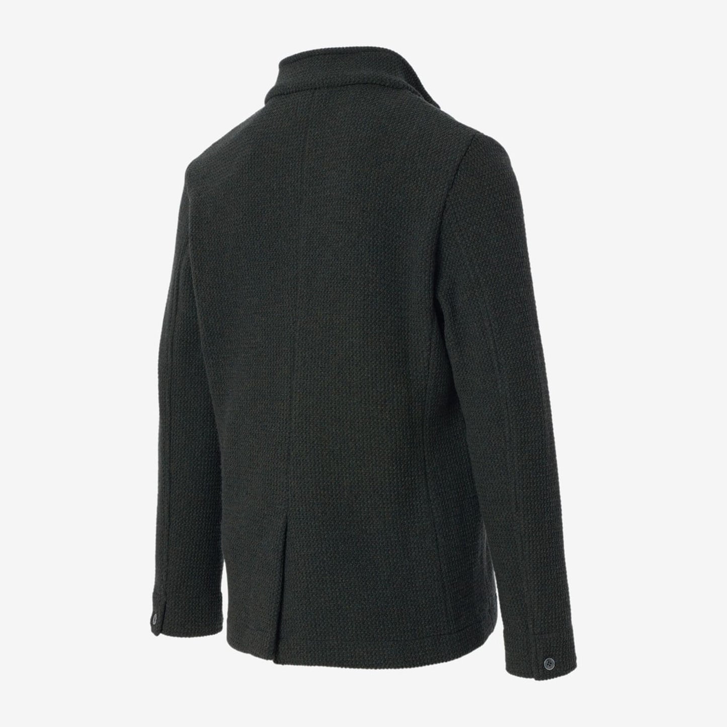 Wool Knit Blazer - Olive