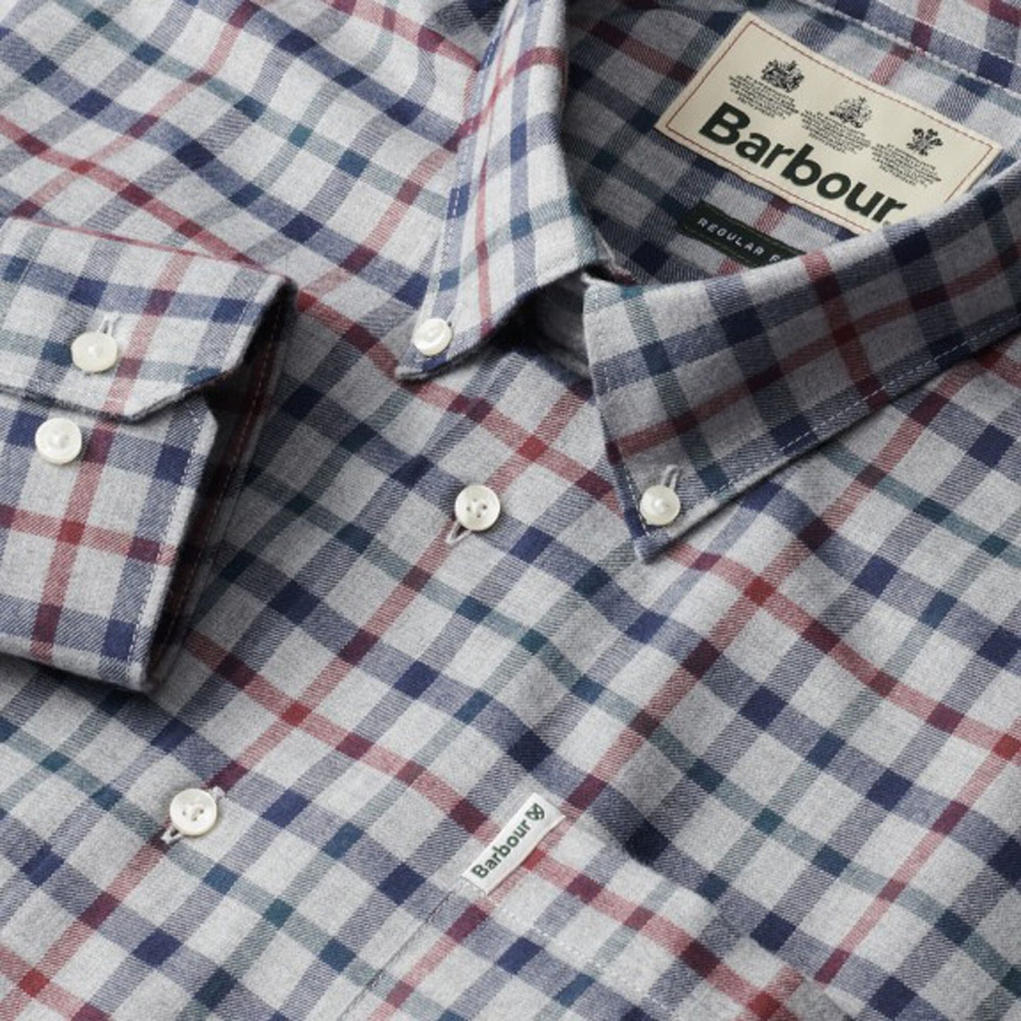 Coll Check Shirt - Grey