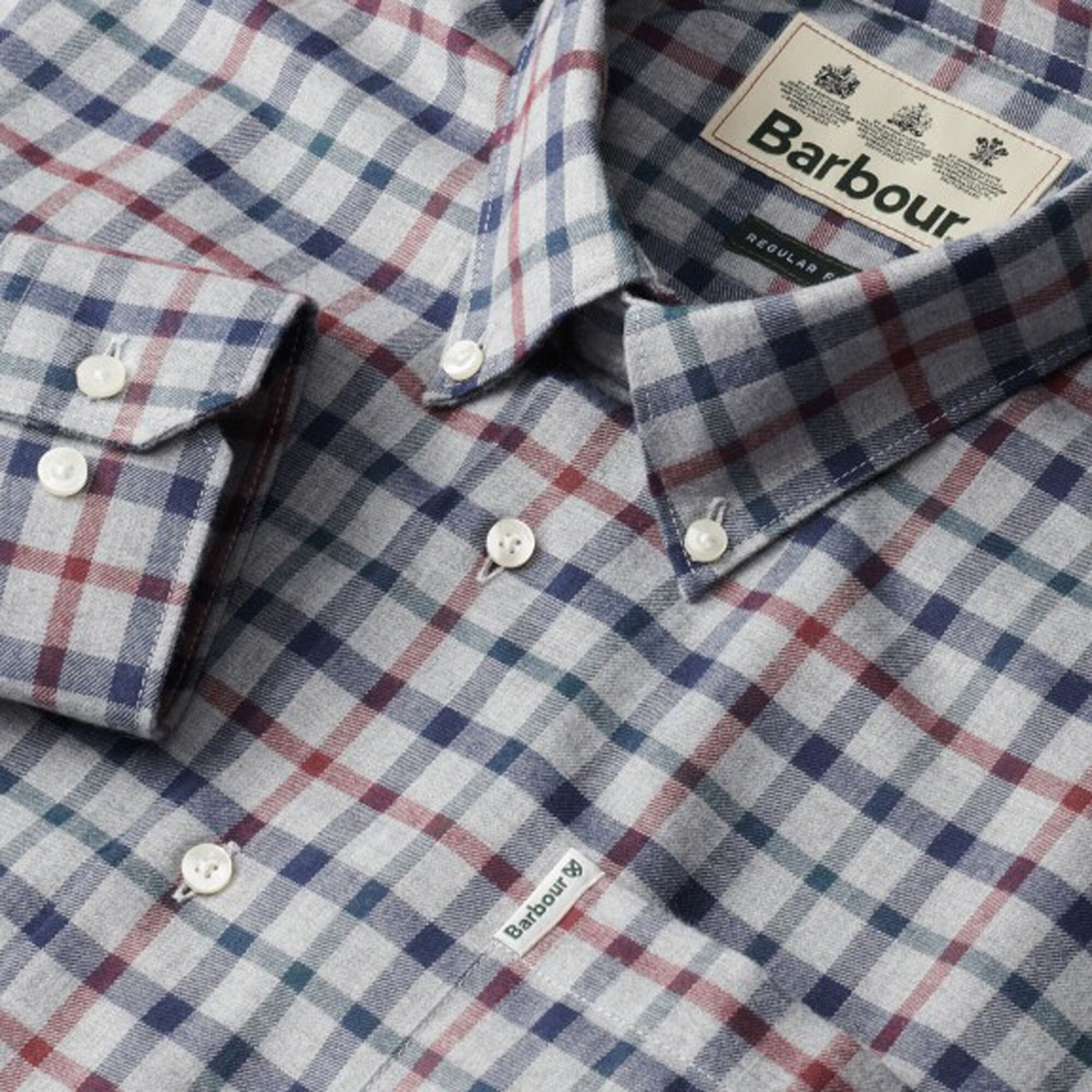 Coll Check Shirt - Grey