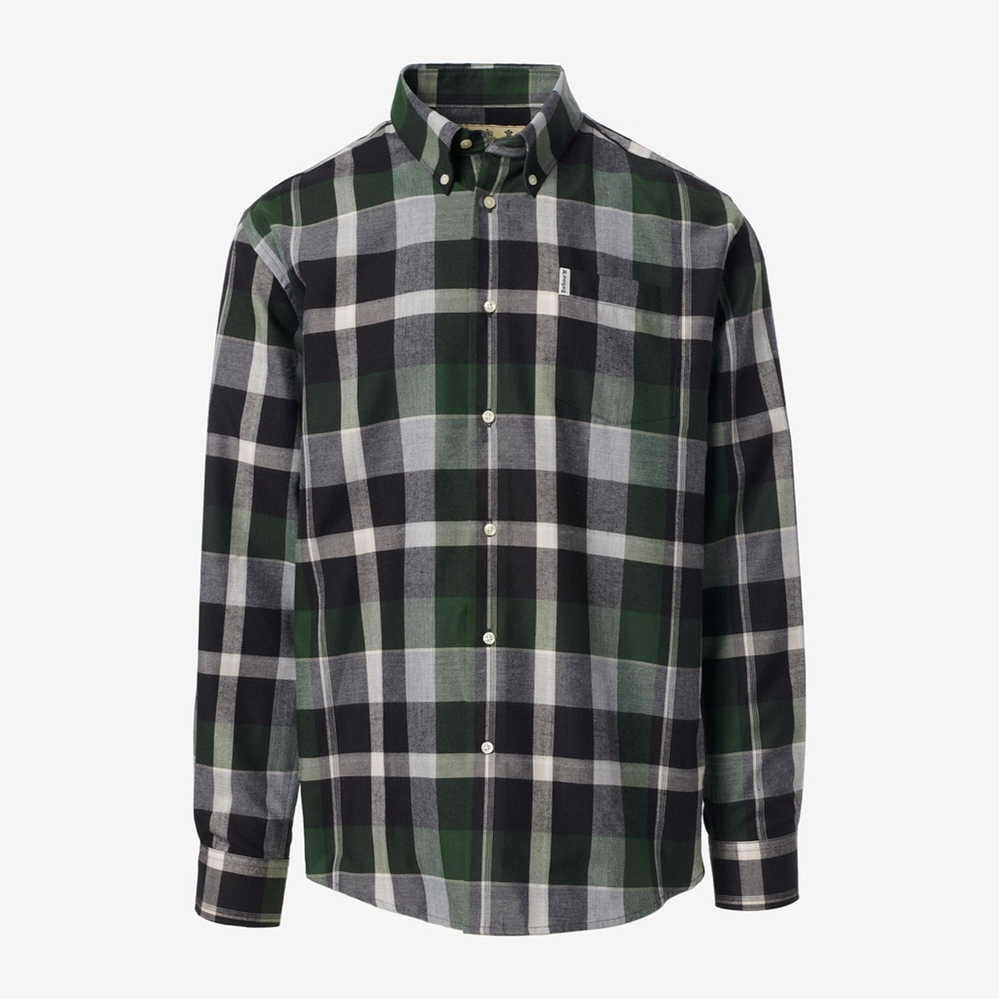 Dennis Highland Check Shirt - Olive