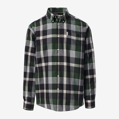 Dennis Highland Check Shirt - Olive