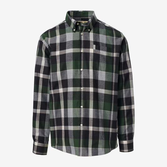 Dennis Highland Check Shirt - Olive