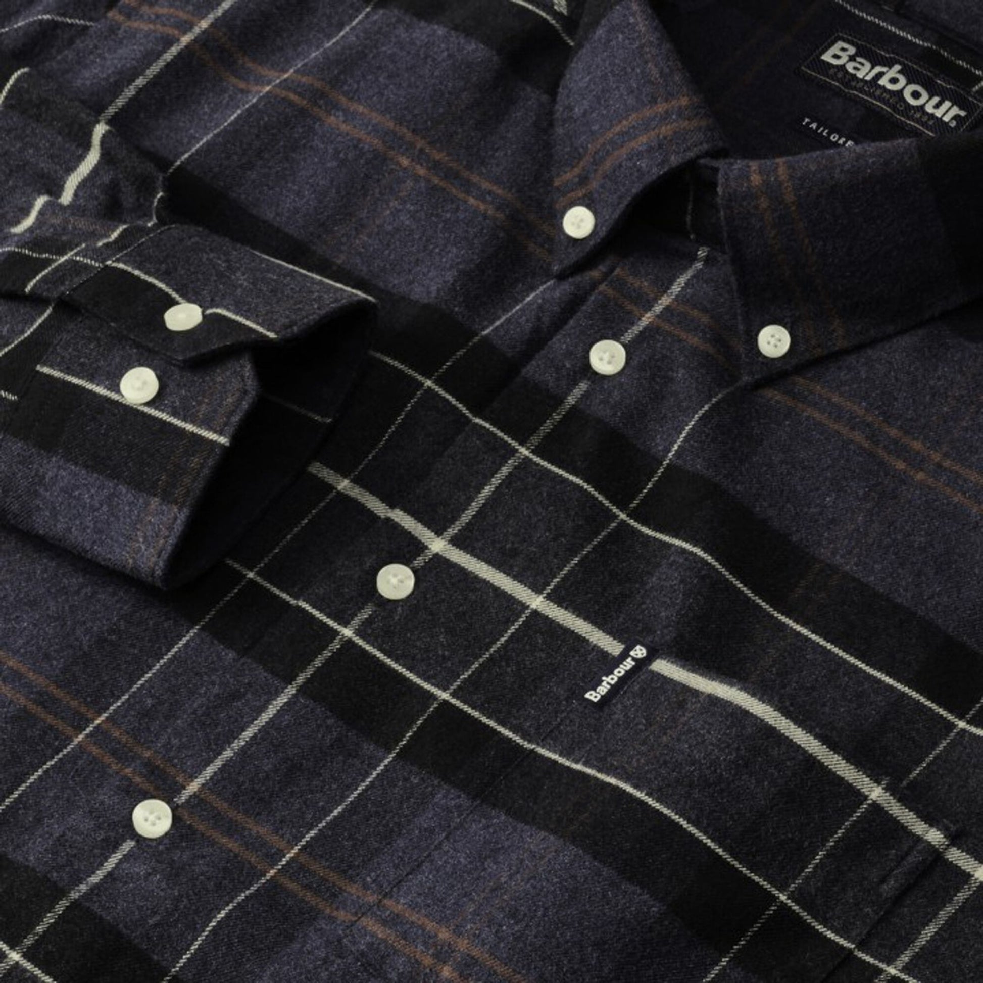Lustleigh Tartan Plaid Shirt - Navy