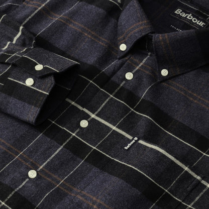 Lustleigh Tartan Plaid Shirt - Navy