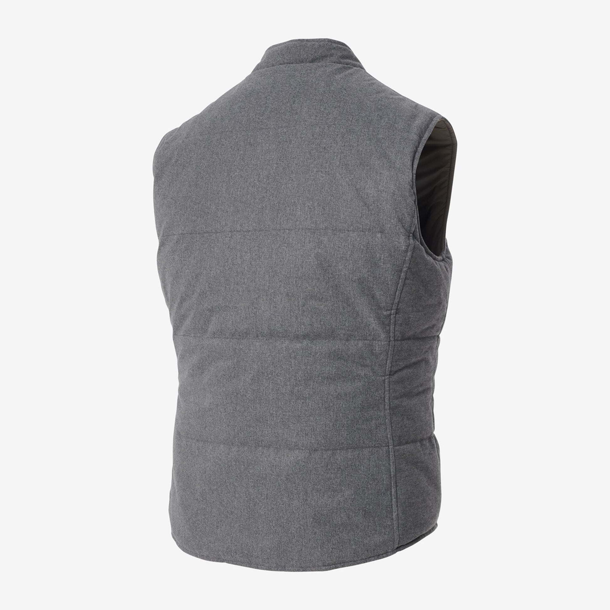 Reversible Vest - Grey / Khaki